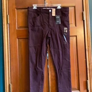 AE high rise sateen jegging size 16 short